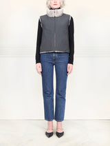 The Nina Storm Mink Fur Vest