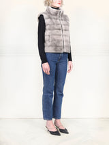 The Nina Storm Mink Fur Vest