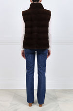 The  Nina Storm Mink Fur Long Vest