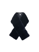 Cross Cut Mink Fur Scarf