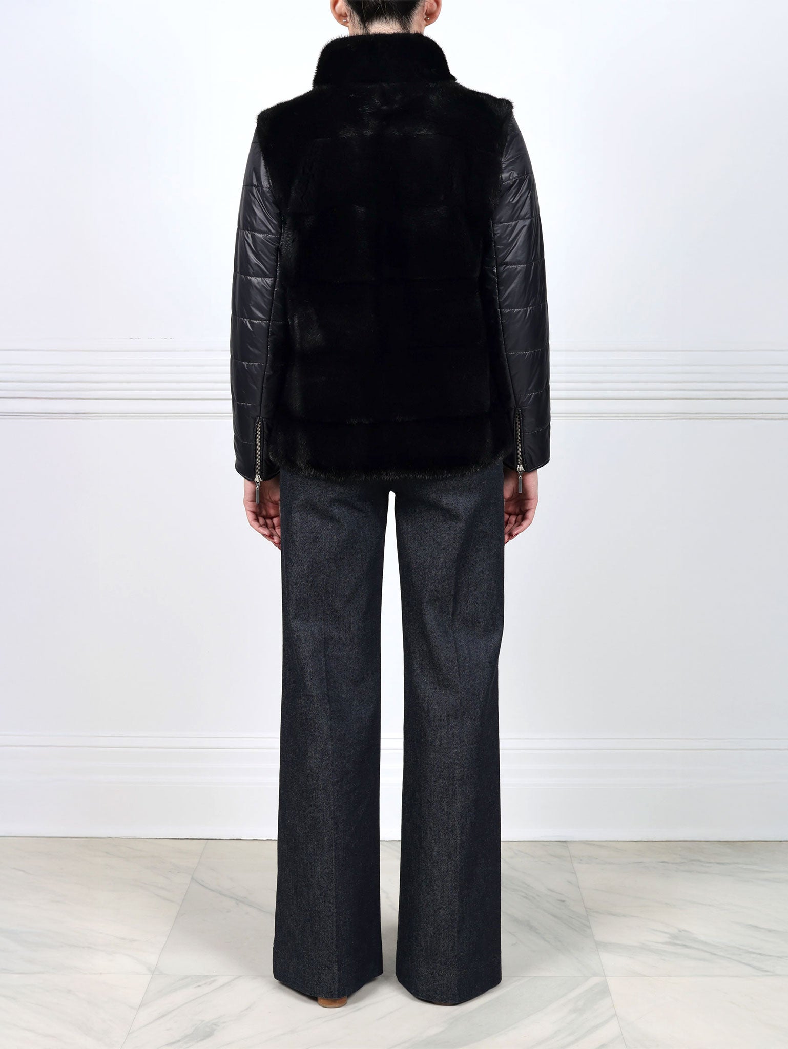 The Convert Mink Fur Puffer Jacket
