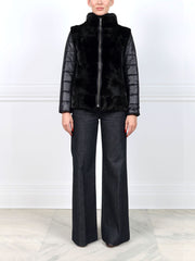 The Convert Mink Fur Puffer Jacket