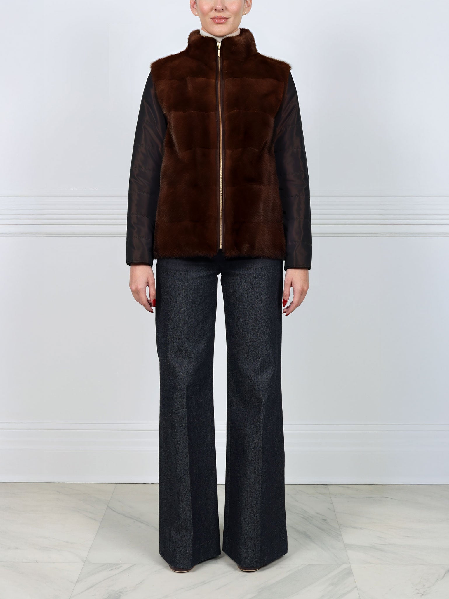 The Convert Mink Fur Puffer Jacket