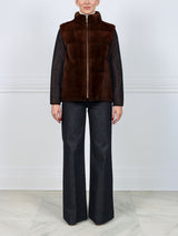 The Convert Mink Fur Puffer Jacket