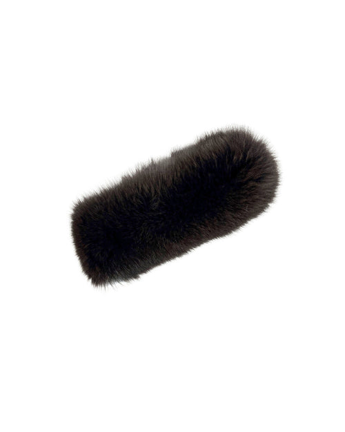 Smooth Fur Headband Convertible to a Scarf