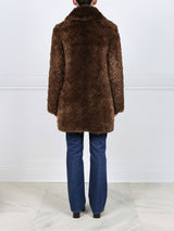 The Zig Zag Knitted Fur Coat