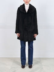 The Rebecca Knitted Fur Coat