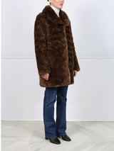 The Zig Zag Knitted Fur Coat