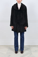 The Rebecca Knitted Fur Coat