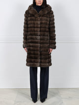 The Mia Sable Fur Storm Coat