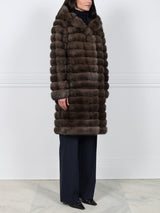 The Mia Sable Fur Storm Coat