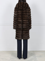 The Mia Sable Fur Storm Coat