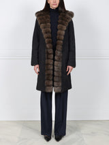 The Mia Sable Fur Storm Coat