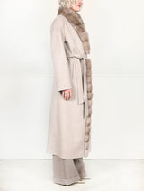 The Daniella Cashmere Coat in Beige