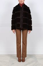 The Lodge  Mink Fur & Suede Jacket