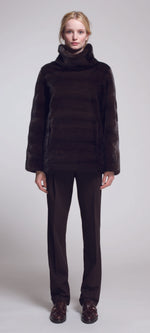 The Huntington Mink Fur Pullover