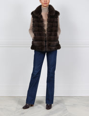 The Nina Russian Sable Fur Vest