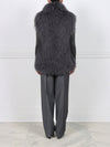 The Nina Curly Shearling Vest