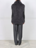 The Nina Curly Shearling Vest