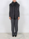 The Nina Curly Shearling Vest