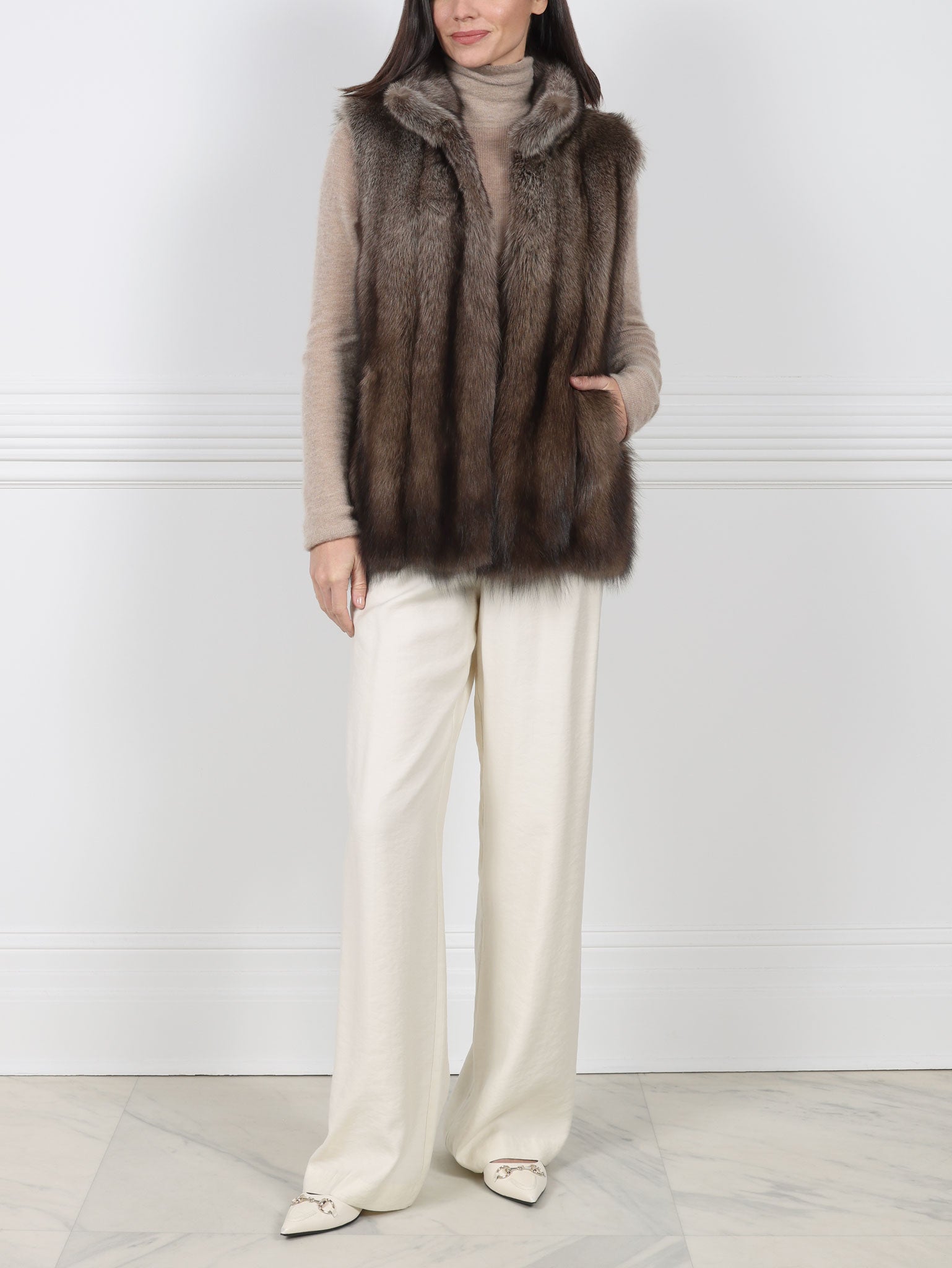 Fisher Fur Vest