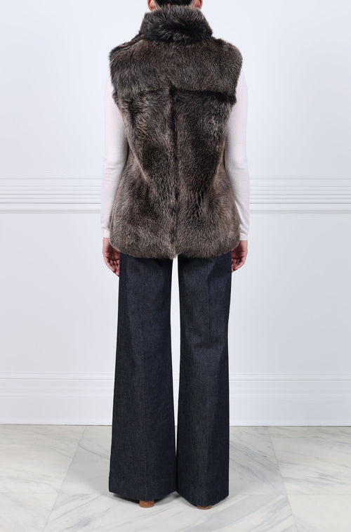 Dyed Toscana Shearling Vest