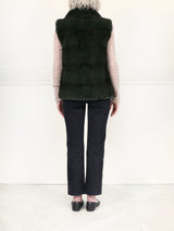 The Nina Horizontal Mink Fur Vest