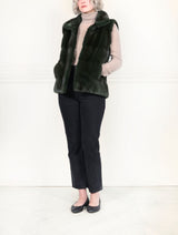 The Nina Horizontal Mink Fur Vest