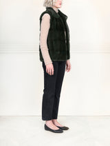 The Nina Horizontal Mink Fur Vest