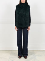 Stripped Fox Fur Vest