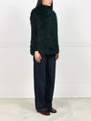 Stripped Fox Fur Vest