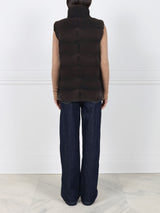 The Nina Horizontal Mink Fur Vest