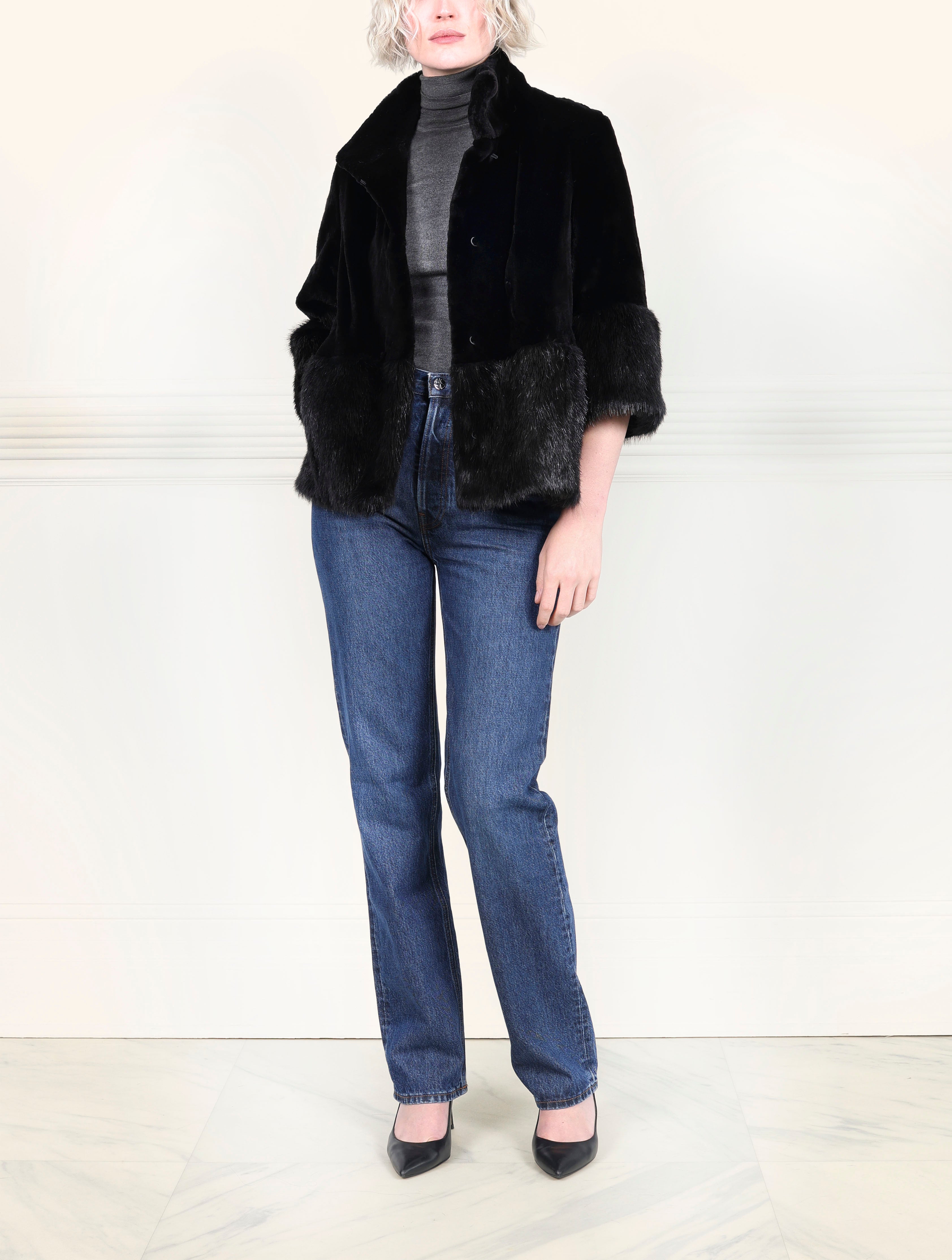 The Dover Jacket in Beaver and Nutria Fur