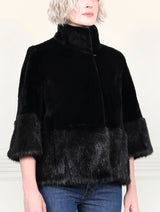 The Dover Jacket in Beaver and Nutria Fur