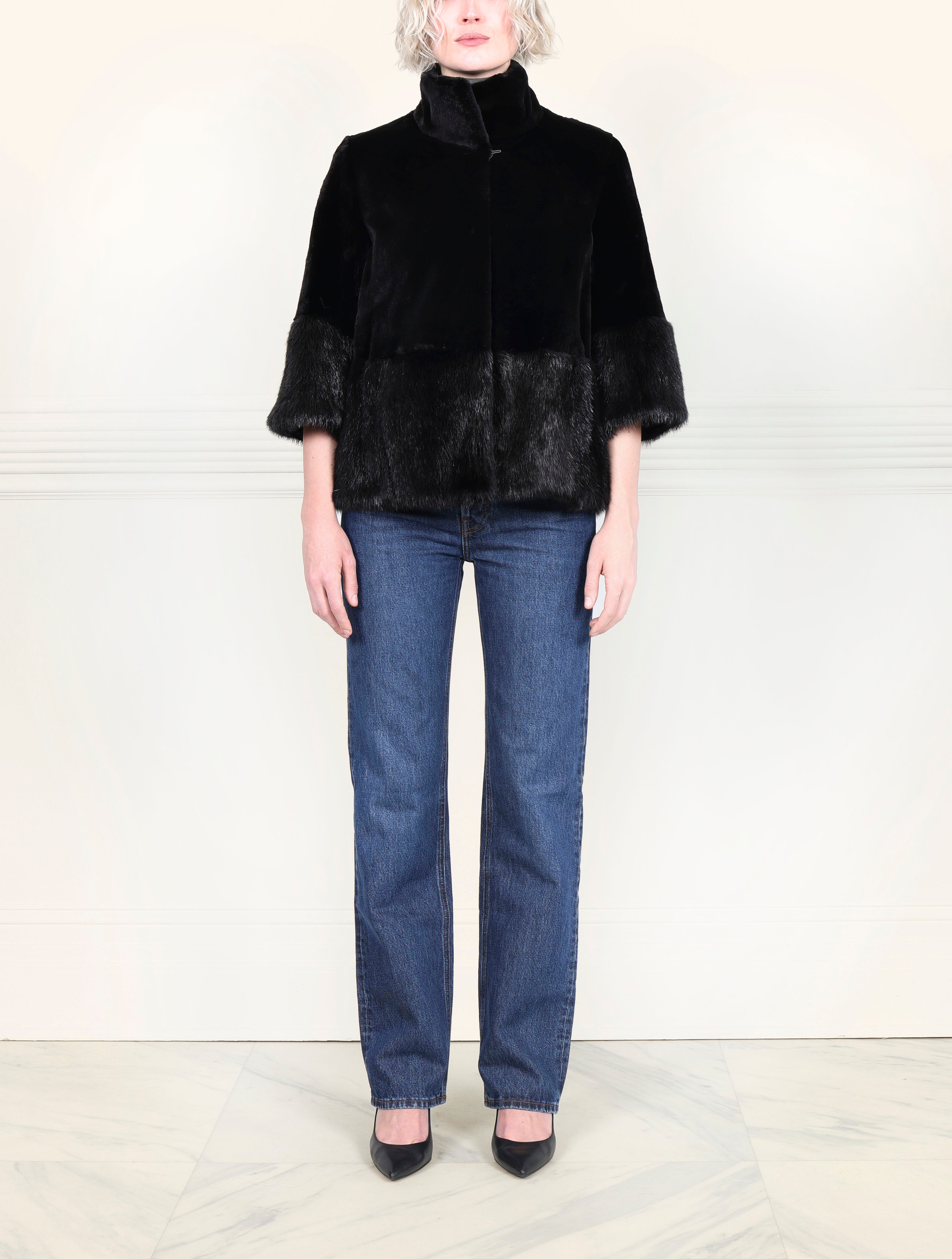 The Dover Jacket in Beaver and Nutria Fur