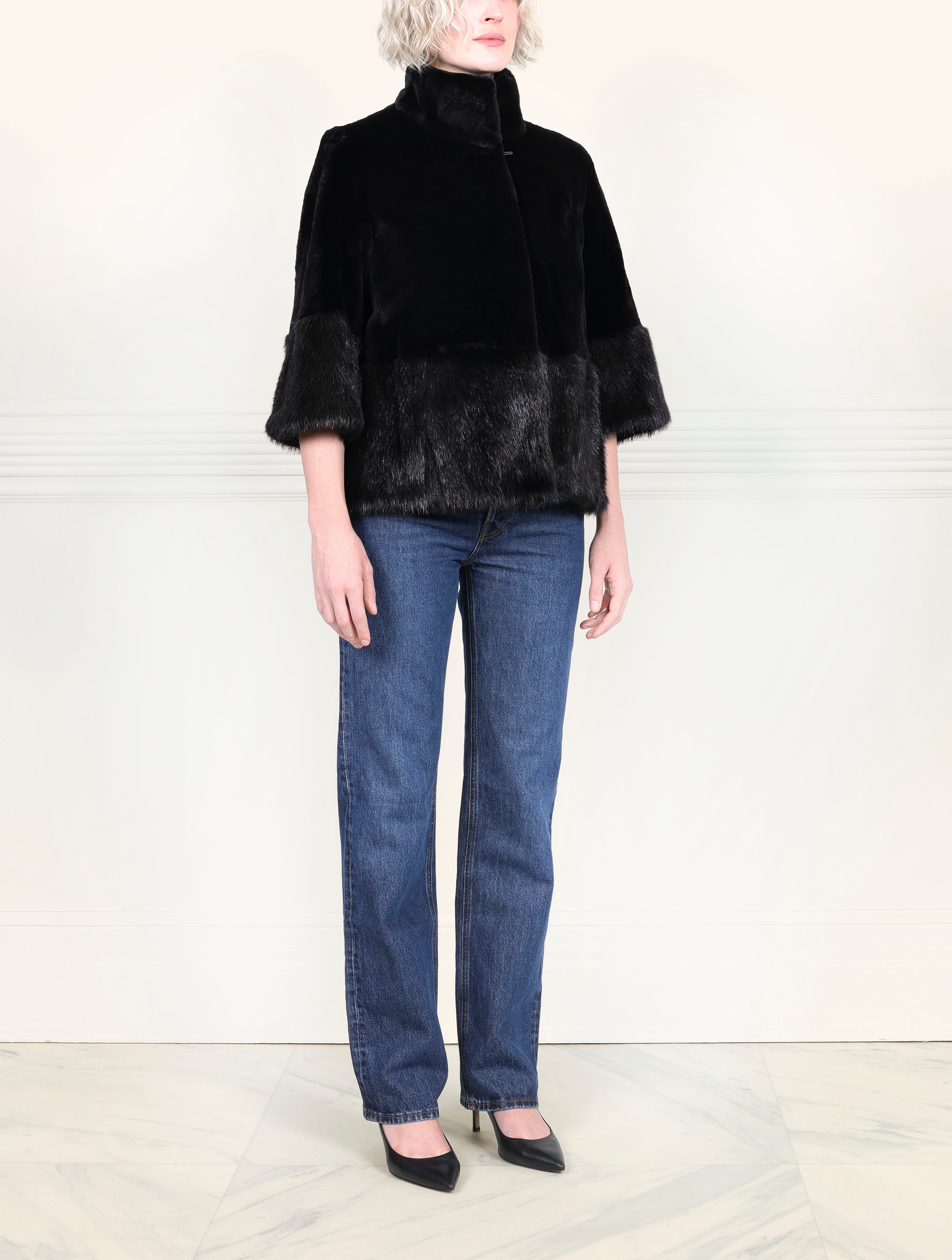 The Dover Jacket in Beaver and Nutria Fur