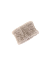 Knit Shearling Neck Ring