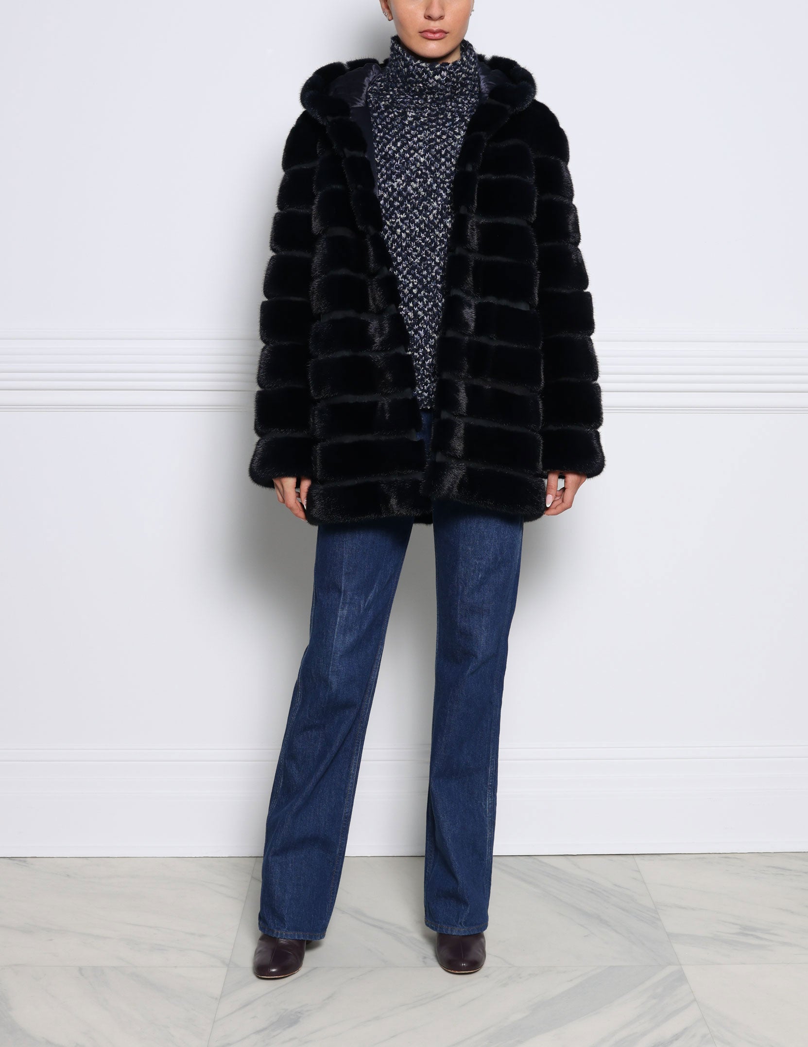 The Brigid Mink Fur Coat