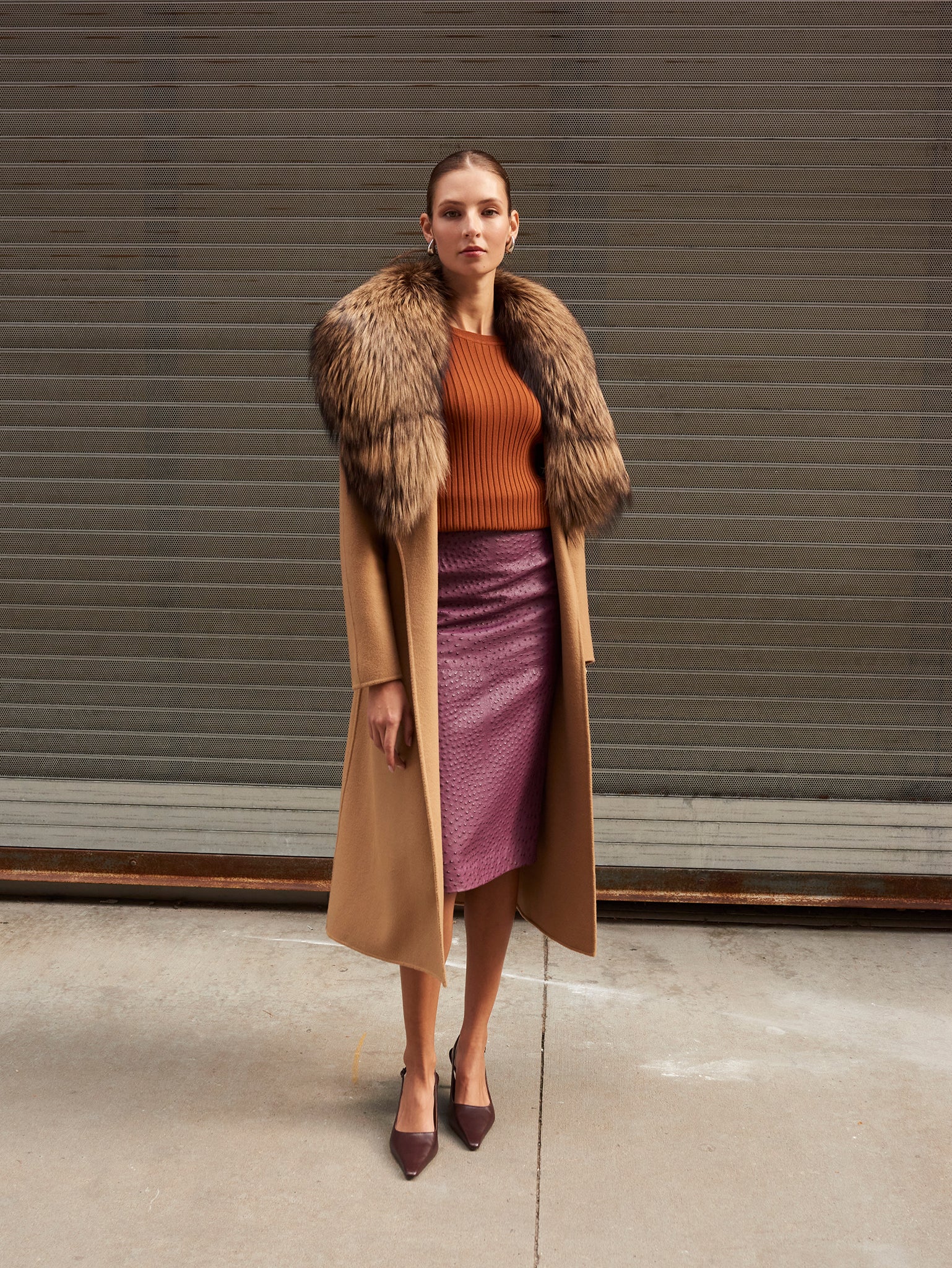 The Halona Double Face Coat