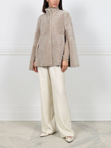 The Abigail Shearling Cape