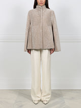The Abigail Shearling Cape
