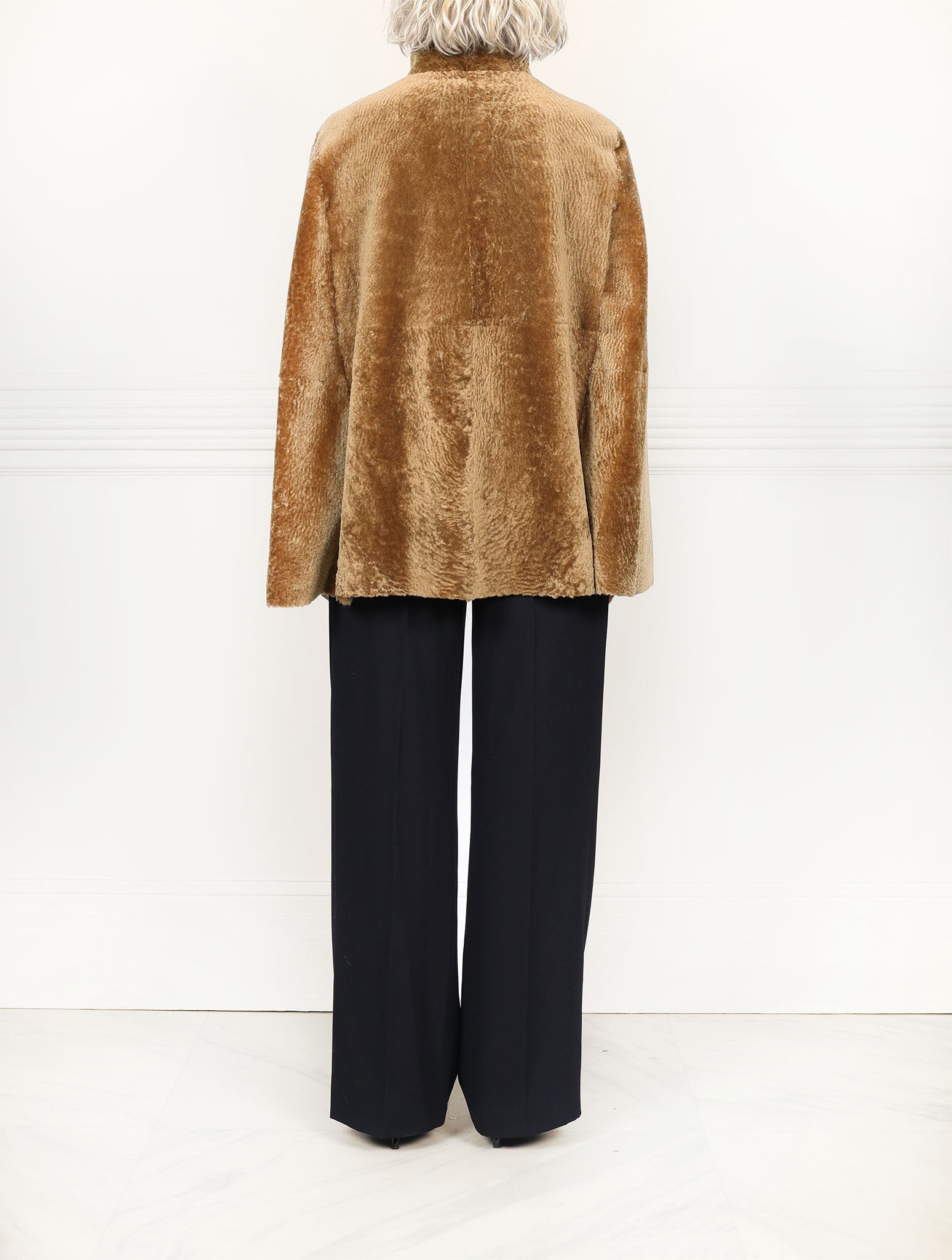 The Abigail Shearling Cape