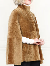 The Abigail Shearling Cape