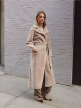 The Celine Shearling Trench Coat