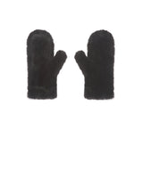 Knitted Mink Mittens