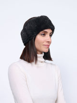 Knitted Mink Headband in Multiple Colors