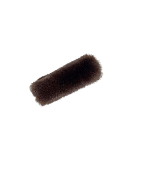 Smooth Fur Headband in Dark Colors