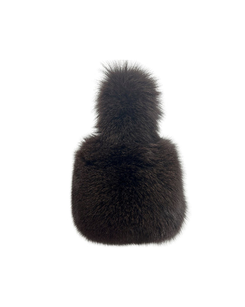 The Meow Mini Fox Fur Bag