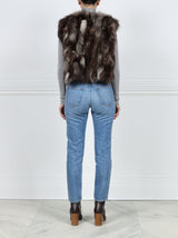 Fox Fur Patchwork Vest