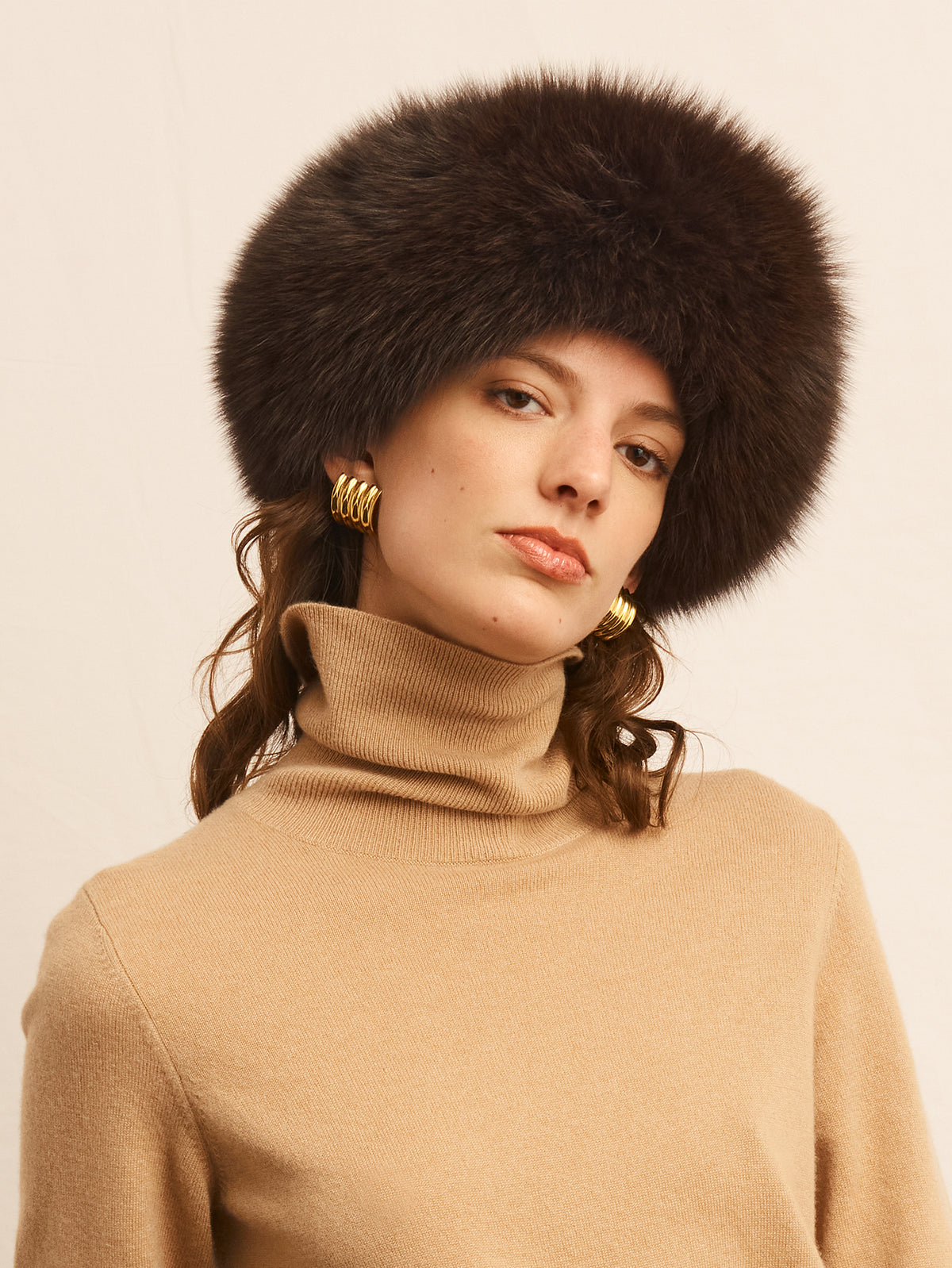 Dyed Fox Fur Headband By POLOGEORGIS | NYC